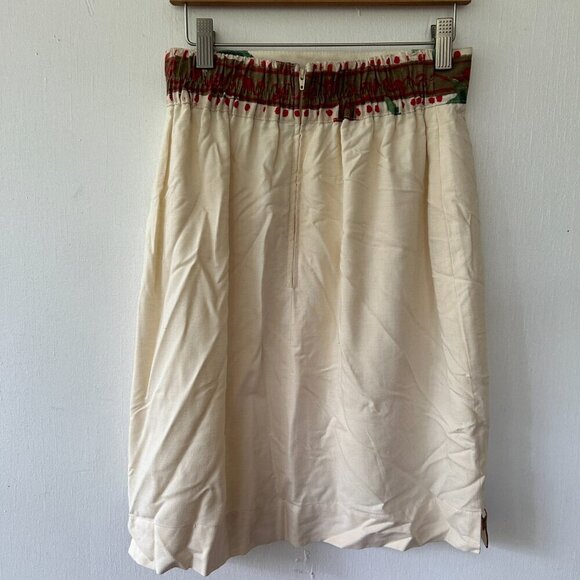 Platinum by Dorothy Schoelen Straight Skirt Womens 6 VTG Silk Blend Zip Made USA - Picture 3 of 4